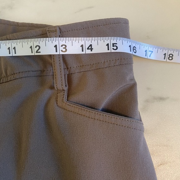 Horze Queenie Women's Silicone Full Seat Breeches Brown Black US SZ 28 Riding - Picture 9 of 11